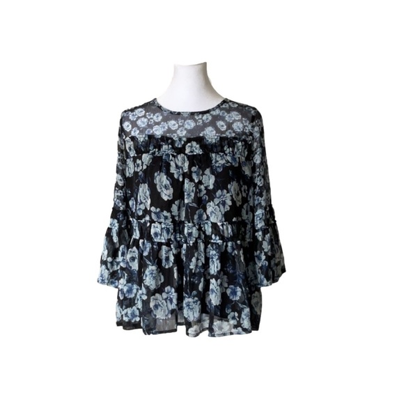 Lucky Brand Boho Floral Blouse - Picture 2 of 15